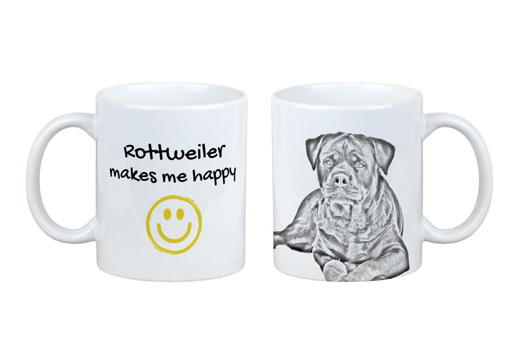 Rottweiler, Rott, Rottie – Cup with a dog, cheerful cup for a dog lover | Art-Dog