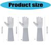 Flexible Grip Gardening Gloves Abrasion Resistant Leather Long Cuffs For Precise Handling And Protection
