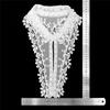 1pcs/lot Water-soluble Pure Cotton Mesh Embroidery Collar Flower; Finished Shirt Lace Embroidery Collar; Mesh Lining Material.