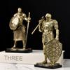 Nordic Retro Guard Resin Knight Ornament Creative Home Living Room Office Crafts Ornament