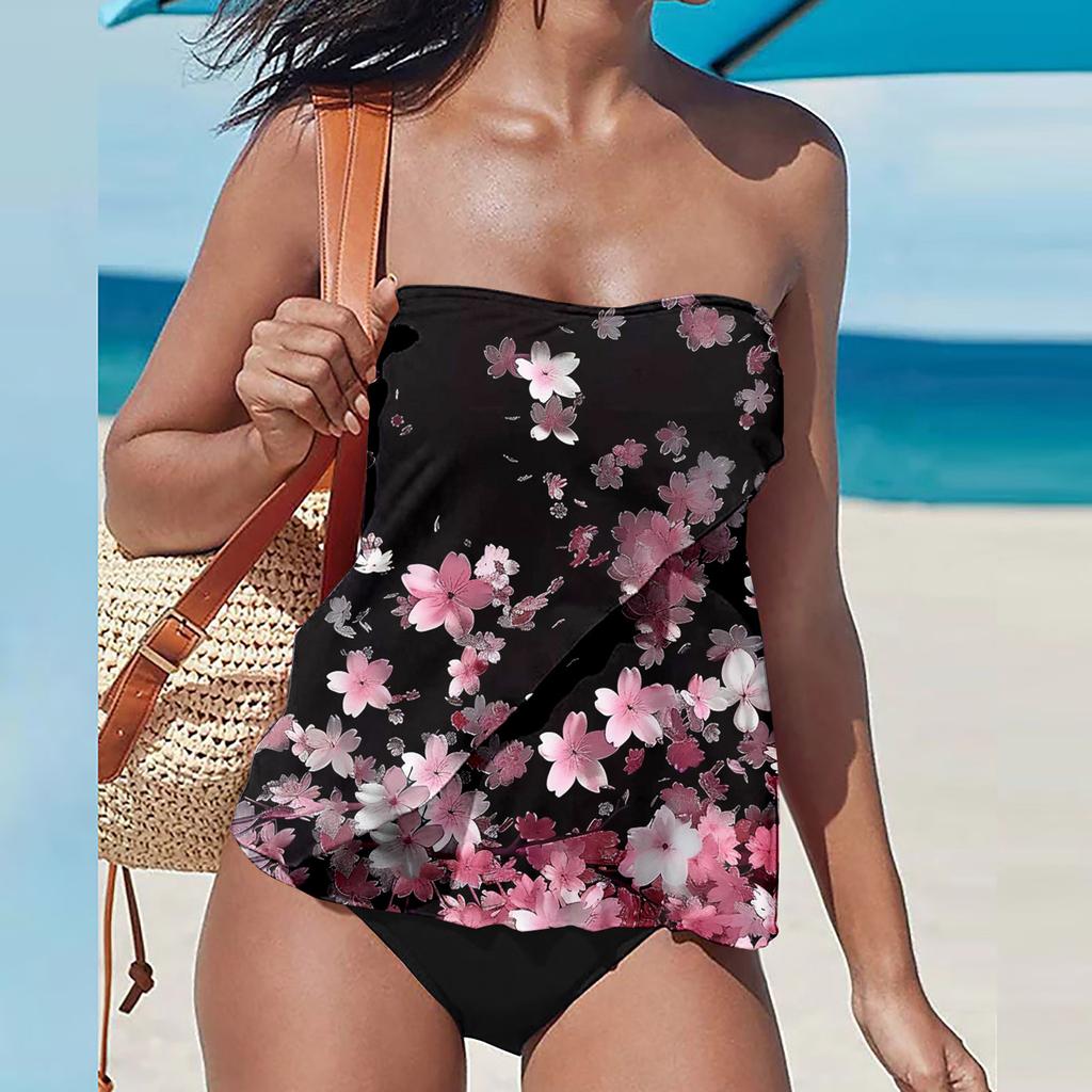 Neuer Badeanzug Bikini Europäischer und Amerikanischer Sexy Damen Zweiteiliger Badeanzug