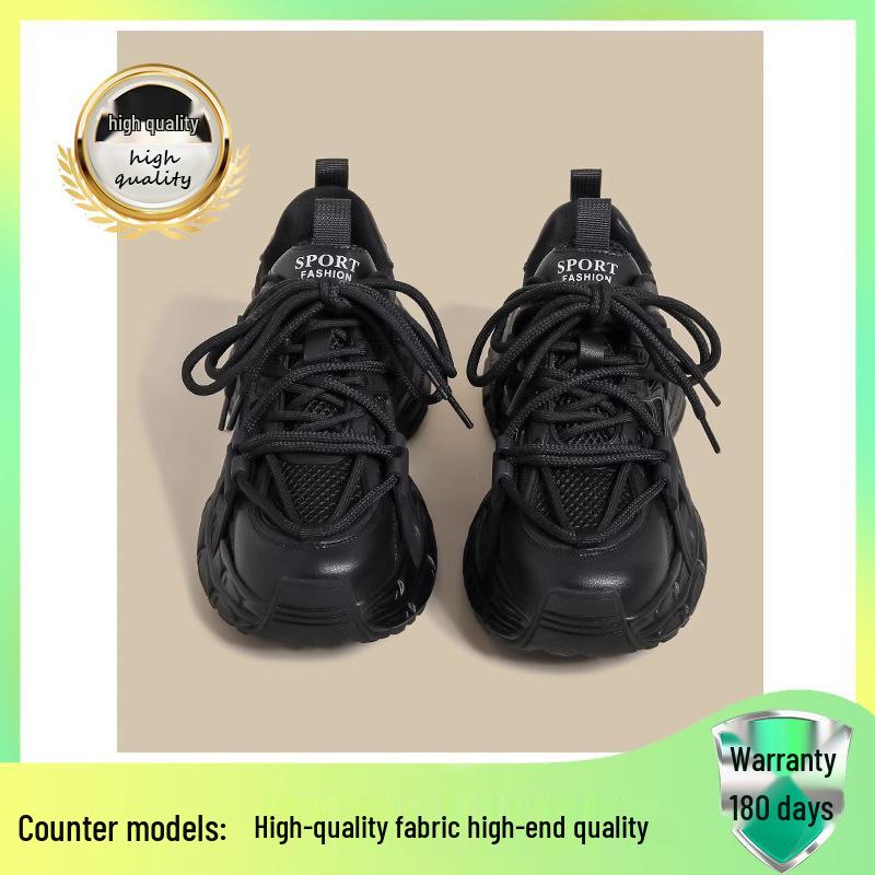 Damen Dad Sneakers 2025 Retro Color-Blocked: Freizeitschuhe mit dicker Sohle für einen schlankmachenden Look