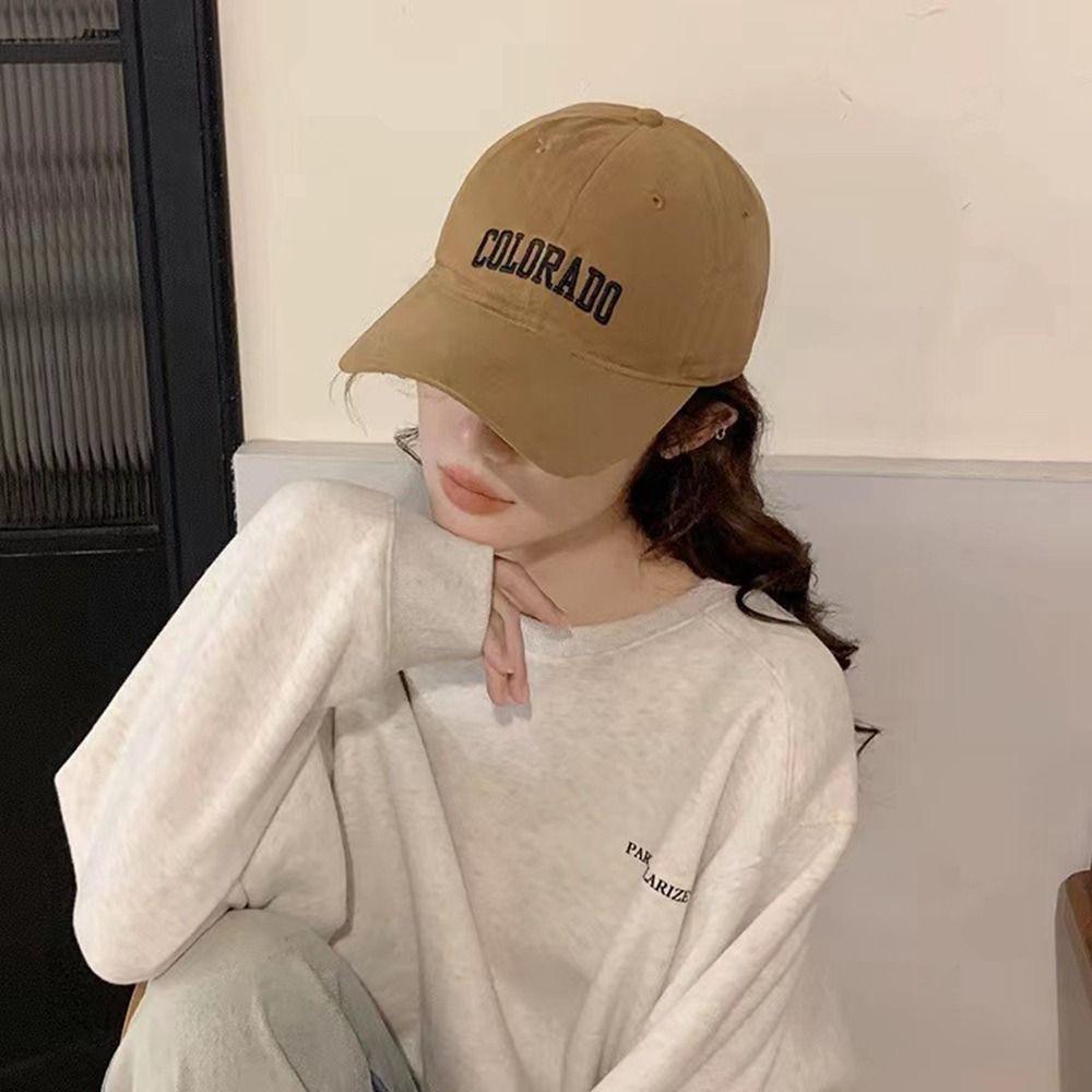 

Hat Apparel Accessories Adjustable Peaked Cap Women Baseball Cap Korean Style Sun Visor Cotton вино красного