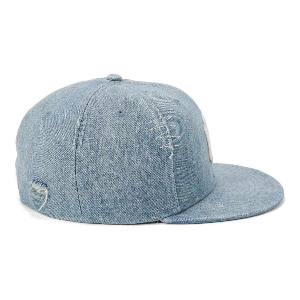 New Era 59FIFTY MLB Damaged Denim NY Washed Denim Size 7 MLB DAMAGED NEYYAN 14388855 NER36C6645 Cap, 5/8 (5950 WDNM)