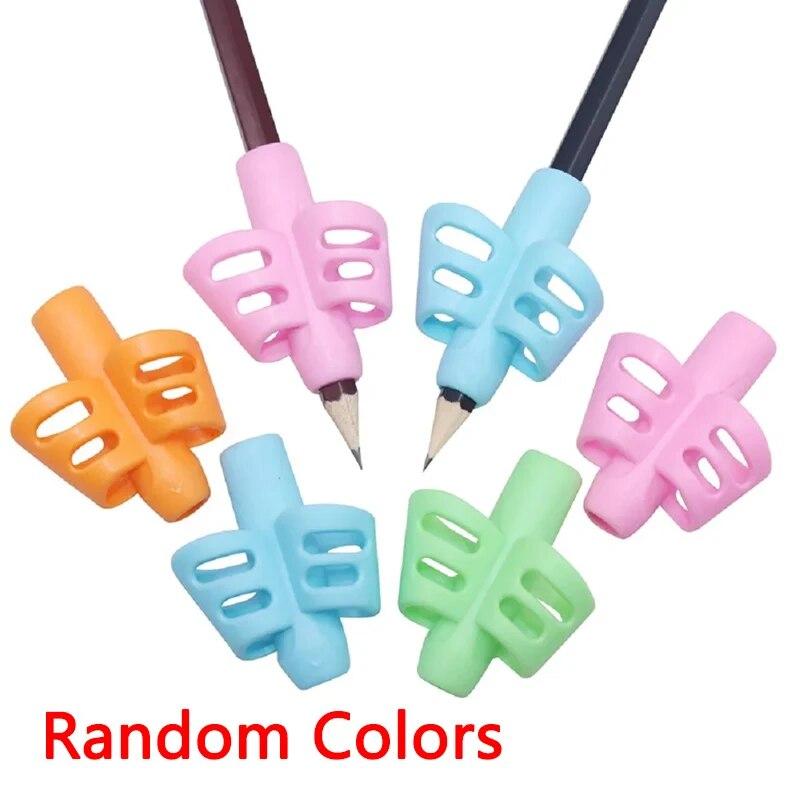 3/6Pcs Pencil Grips Kids Handwriting Posture Correction Training Grippers Writing AIDS Pens Holding for Toddler Children Gifts