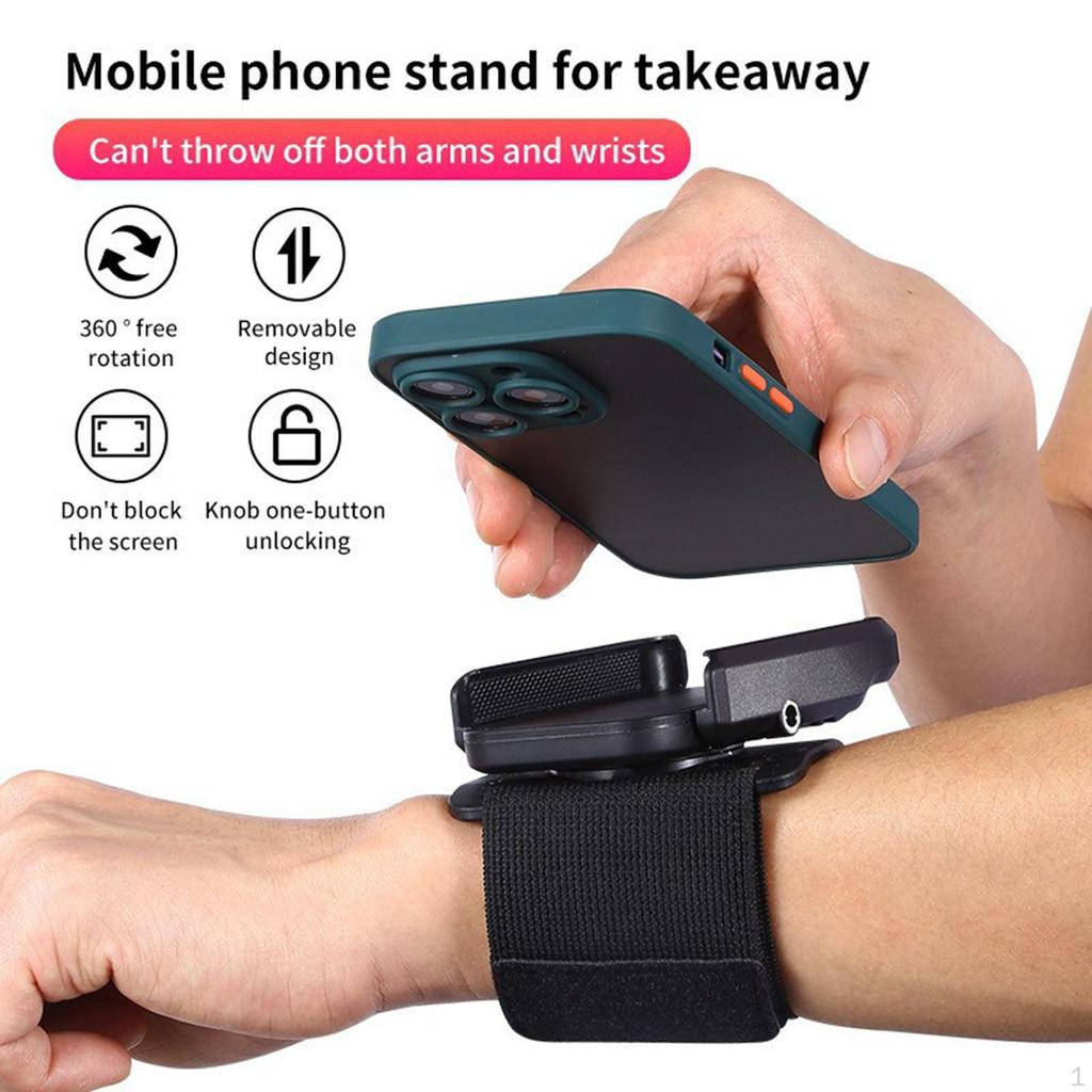 Wristband Phone Holder Armband,Comfortable,Stable,Universal