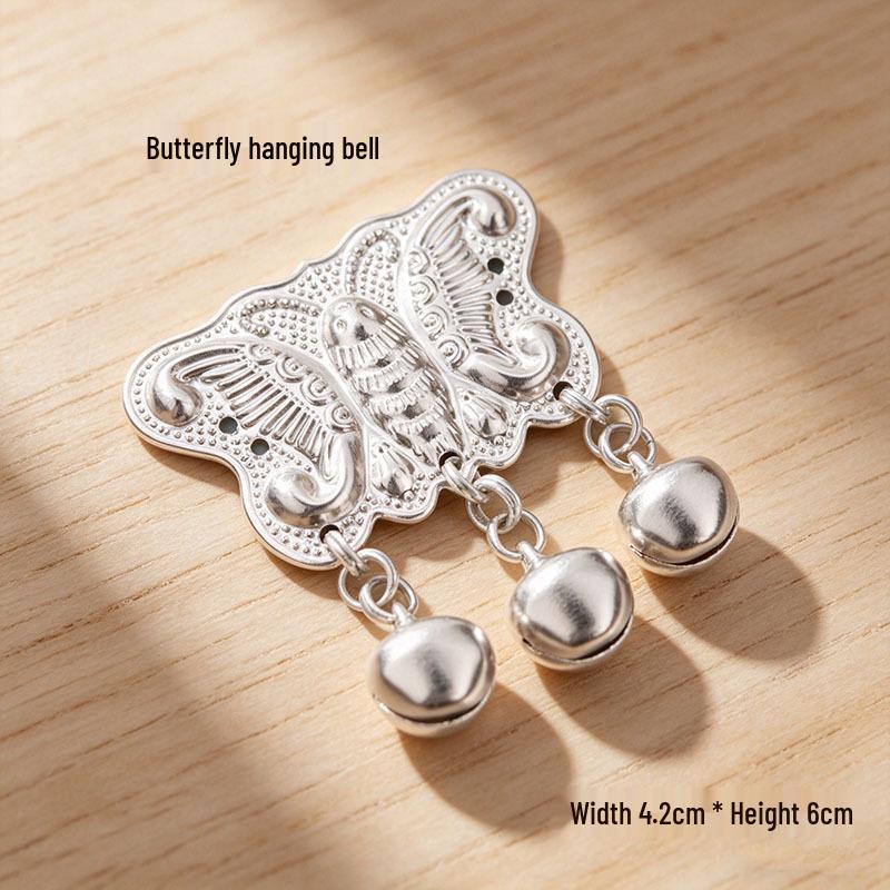 Miao Ethnic Style Tie-Dye Imitation Silver Refrigerator Magnet from Xijiang Thousand Household Village