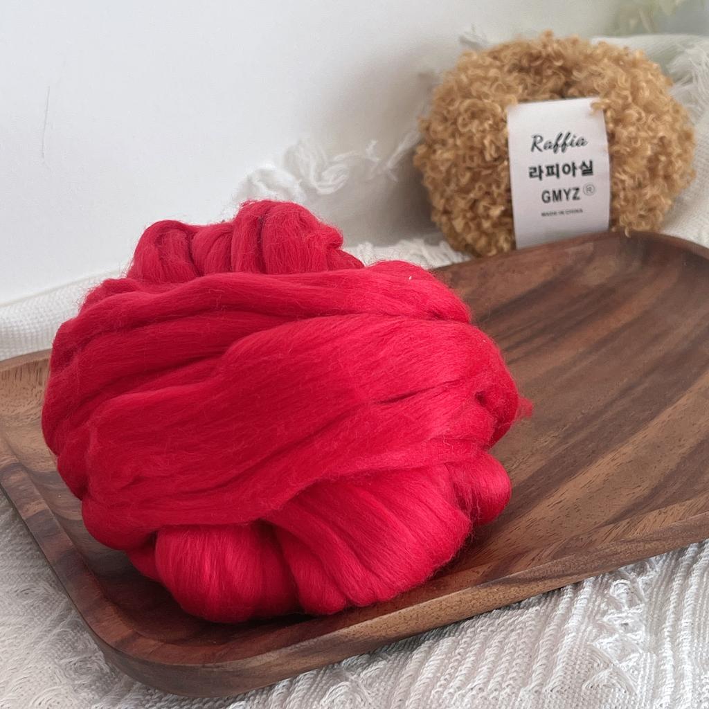 250g/ball Ultra Thick Icelandic Yarn Cotton Candy Imitation Wool Yarn Handmade DIY Weaving Tapestry Bedroom Decoration Material