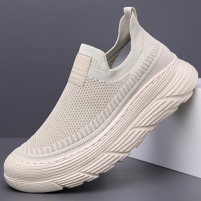 Fashion Spring Autumn Hollow Mesh Shoes for Men Designer Soft-soled Male Platform Casual Sneakrs Male Fashion Sport Running Shoes Man
