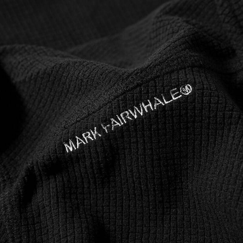 MARK FAIRWHALE Men's Long Sleeve Half-Placket Pullover Top