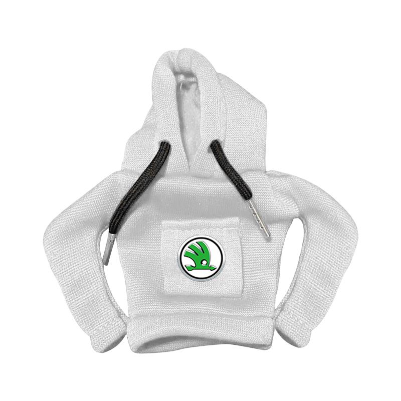 Fashion Car Gear Car Shift Lever Cover Car Gear Shift Knob Hoodie For Skoda Octavia MK2 MK3 2 3 A7 Fabia Karoq Kodiaq Superb Rapid Kamiq