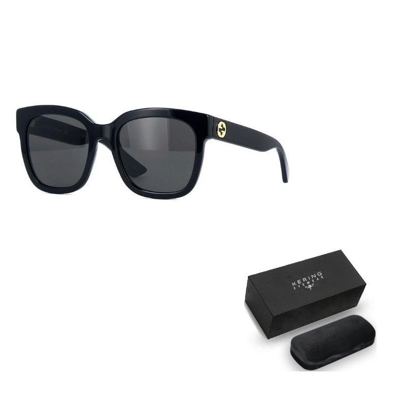 GUCCI Eyewear Double G Square frame Sunglasses (Unisex) Sunglasses GG0034S