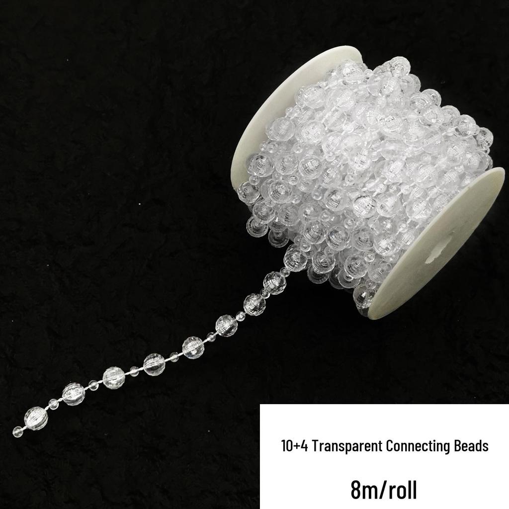 Double-Line Pearl Sunflower Snowflake Beads DIY Decoration