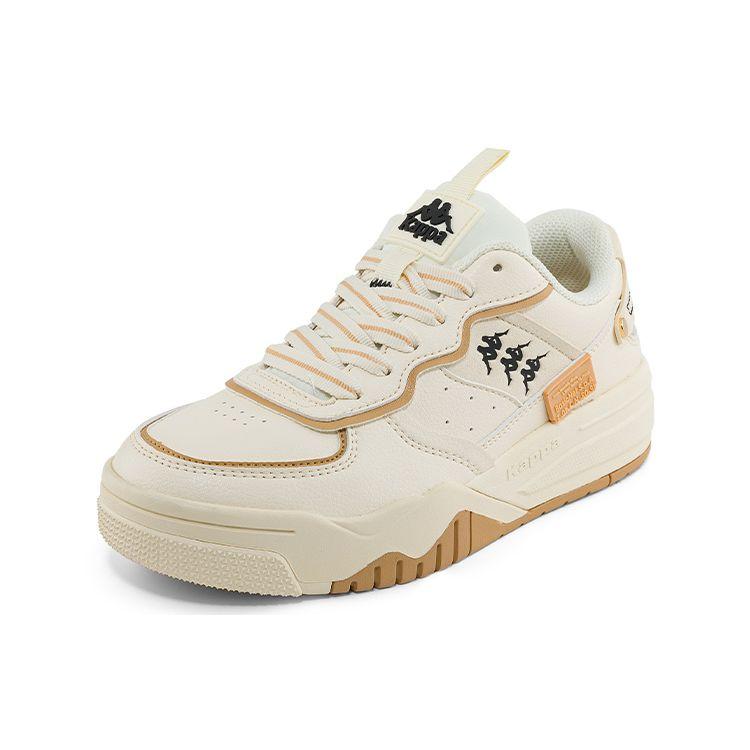 Kappa Low-Top Skate Shoes Unisex Shoes White Brown K0CY5CC90-0111