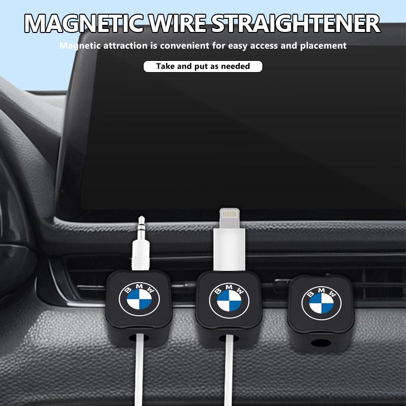 HKUG1 Magnetic Phone Cable Cord Holder Management Wire Keeper Clip For BMW M Performance Alpina M3 M5 M6 X1 X3 X4 X5 G20