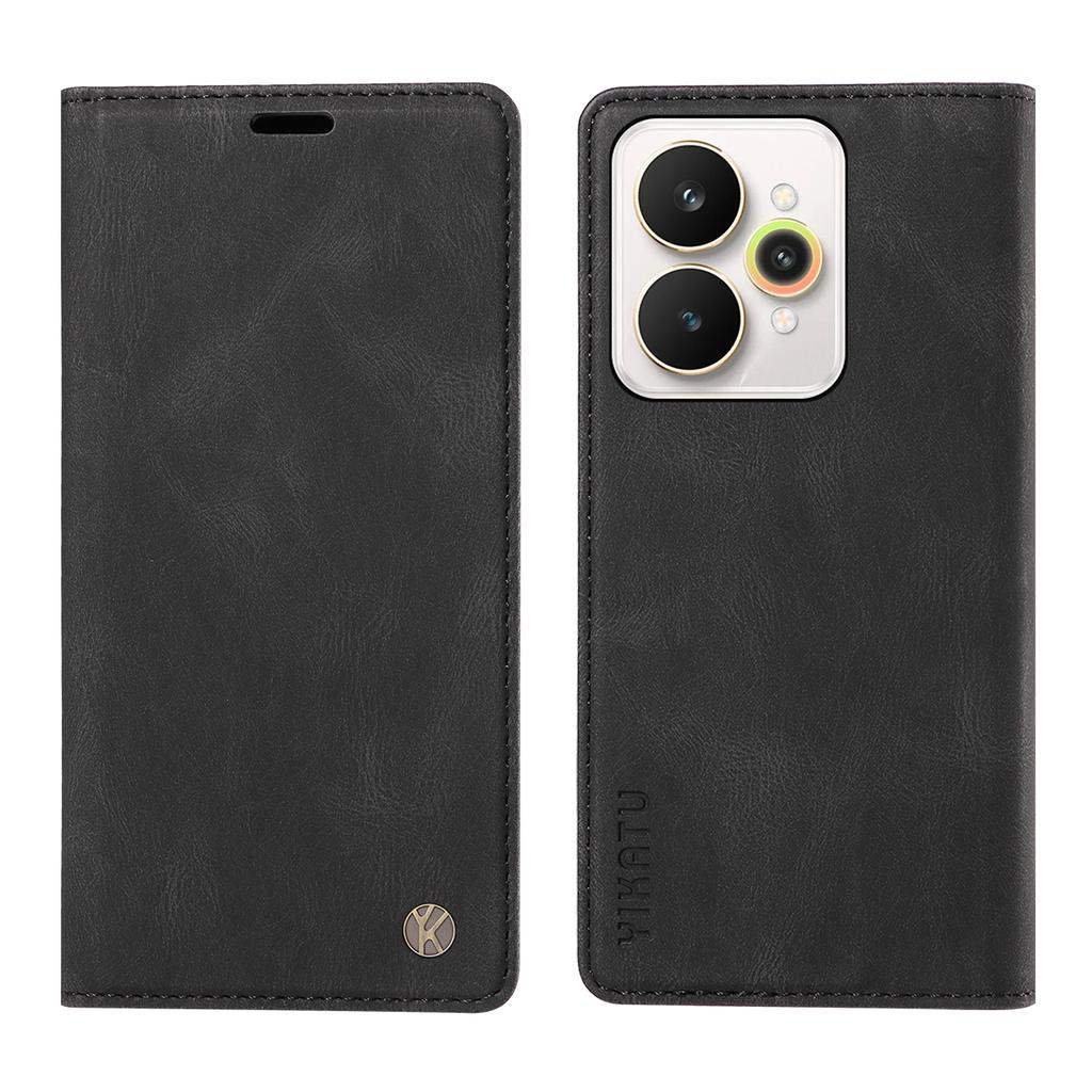 For Realme 15 Pro 5G/Realme 15 5G Leather Cover YIKATU YK-004 Skin-Touch Wallet Phone Cases