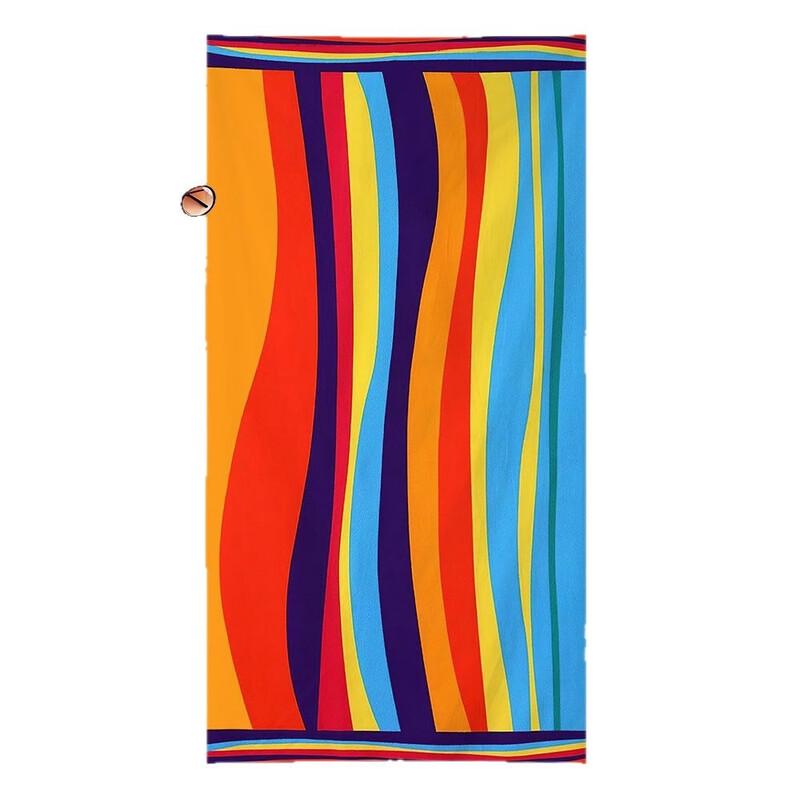 Striped Large Thickened Bath Towel Set