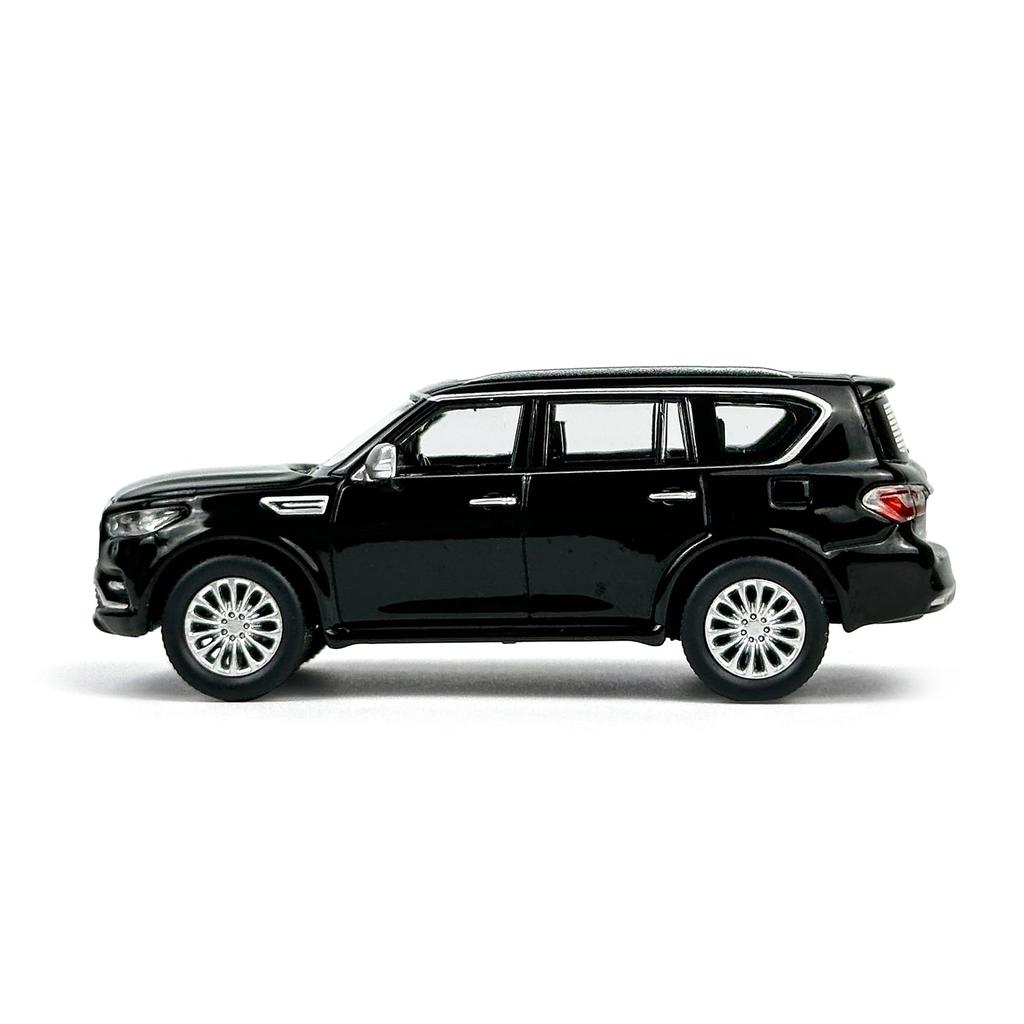 Paudi Model Mini Car Infiniti 2020 QX80 Collection Finished Product Black 1/64