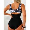 Print One Piece Swimsuit Women Bodysuit Swimwear Female Bathers Bathing Swimming Swim Suit Beachwear