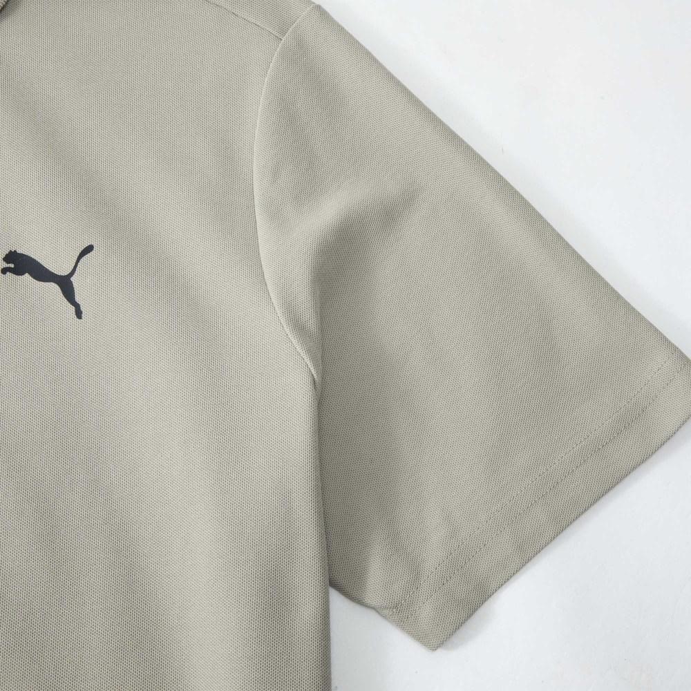 Puma Amg Racing Series Comfortable Versatile Short Sleeve Polo Shirt Men Tops Birch-Green 538478-07