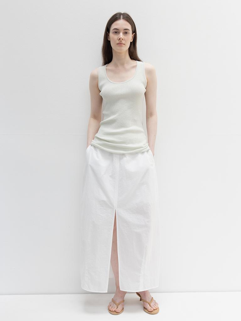 Race Egg Balloon Skirt_White