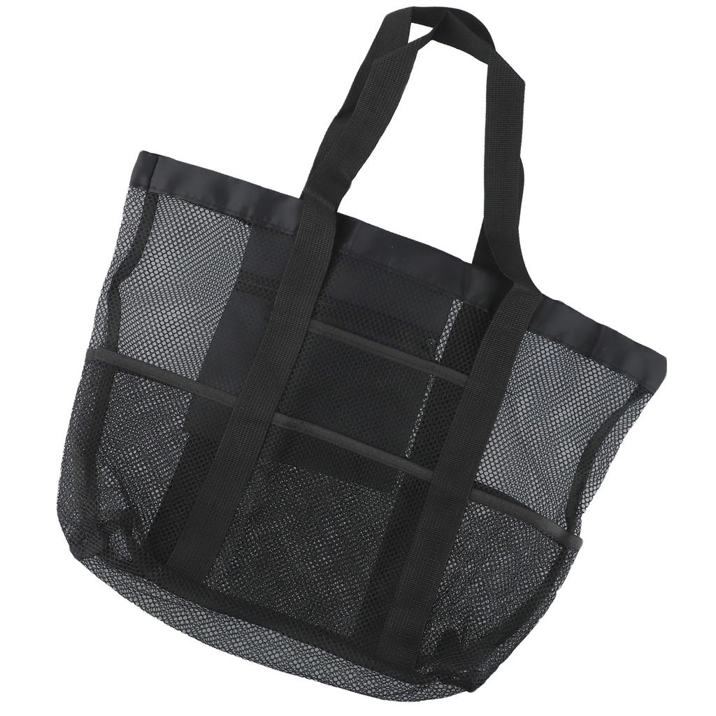 1pcs Mesh Portable Storage Bag Hanging Shower Toiletry Bag Swimming Storage Bag Outdoor Travel Storage Bag Bathroom Accessories