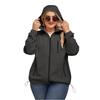 Women's Solid-color Hooded Long-sleeved Windbreaker, Mountaineering Sports Windbreaker, Jacket And Top