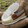 Fashion Luxury Brand Men's Shoes New Lightweight Breathable Boat Shoe For Men Casual Shoes High Quality Sneakers Lace-up Leather Loafers
