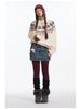 Men's Fair Isle Round Neck Sweater: Autumn/Winter Retro Knit Pullover