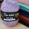 Hand-Knitted Medium-Thick Yak Wool Yarn for Scarves, Hats, Coats, Vests, and Sweaters
