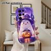 Phone Case: 2D Flat Samsung Galaxy A34 A35 M05 M06 S20 S22 S21 FE Plus 5G Protective Case, Couple Style, Castle and Bat, Christmas and Halloween Gift