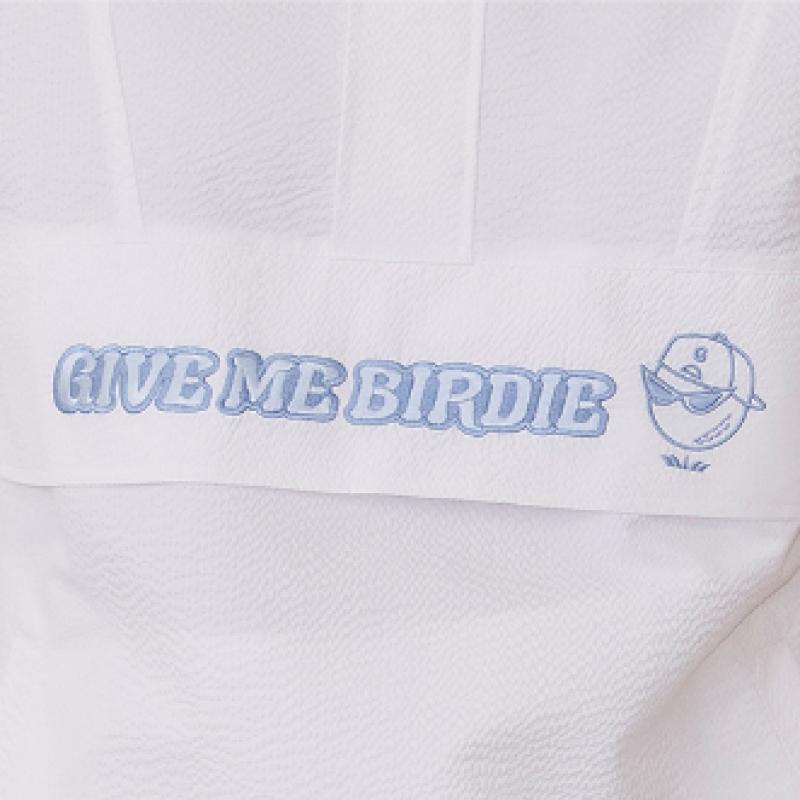 Goxo Short Sleeve Anorak Light Fit White