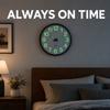 Easy to Read Glowing Hanging Clock Silent Quartz Wall Clock Modern Luminous Wall Clock  Office