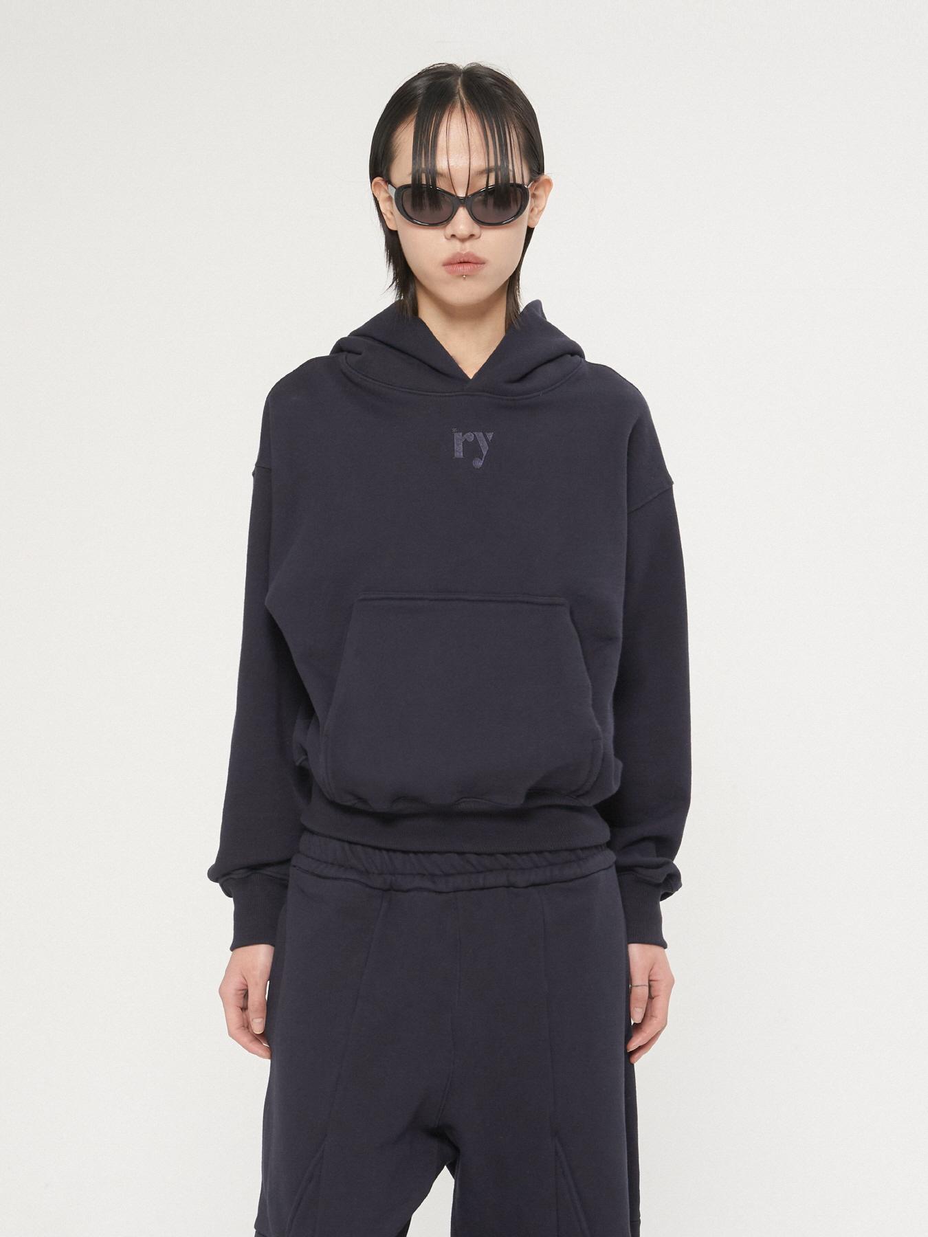 Ryu Young Heavy Sweat Hoodie, Navy 2