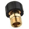 Efficient Brass Pressure Washer Hose Coupling Screw Nipple M22 Male14mm to M22 Female15mm 4500PSI Max Working Pressure
