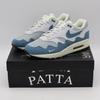 DH1348-004 Air Max 1 Patta Waves Noise Aqua Metallic Silver Pure Platinum