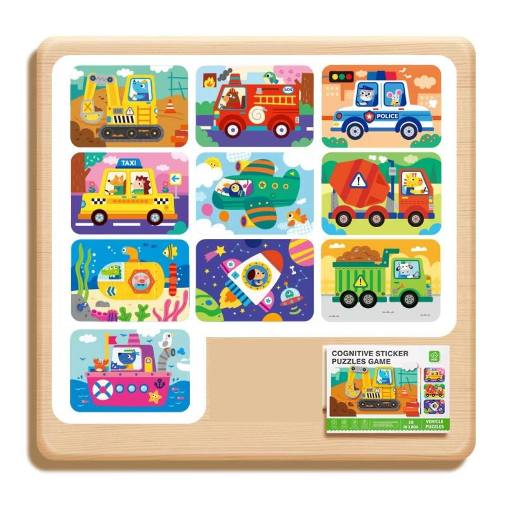 Educational Toys DIY Paste Material Kit Montessori Animals Sticker Book  Birthday Gift