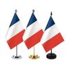 30cm Înălțime Steag Francez De Agățat Pe Set Suport Steag Decor Acasă Decorațiune Birou Banner Țară Steag Mic Al Franței