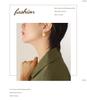 2022 French Niche Irregular Geometric Metal Earrings - Non-fading Women's Design