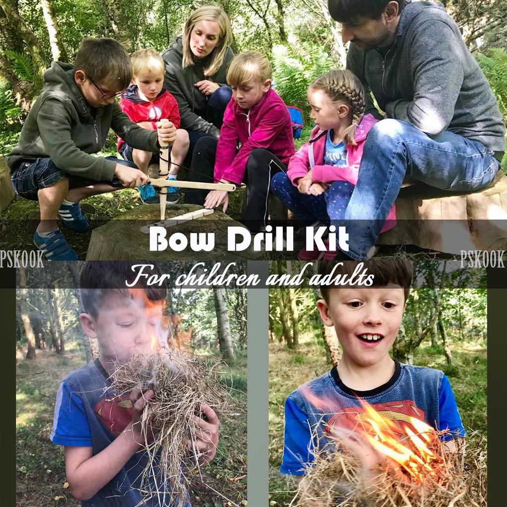 Outdoor Fire-Starting Drill: Camping & Survival Tool for Team Building