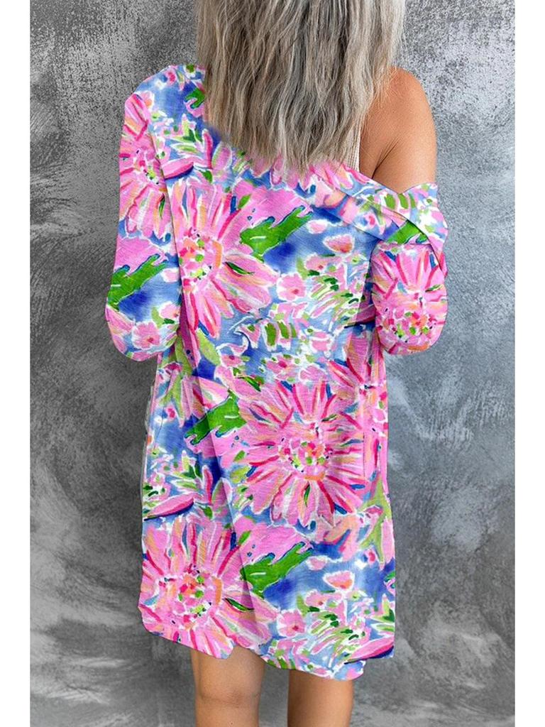 2025 Autumn Winter Women's Long Button Casual Cardigan - Pure Color, Long Sleeve