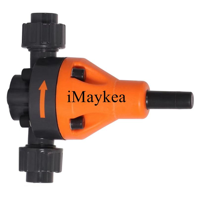 Pipe ID 25mm UPVC 3/4" DN20 Safety Valve Back Pressure Manual Wheel PTFE Seat Union Type