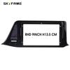 SKYFAME Car Frame Fascia Adapter Canbus Box Decoder Android Radio Dash Fitting Panel Kit For Toyota CHR IZOA