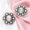 Baroque Style Brooches for Women with Rhinestones Pearls Unisex Design for Elegant or Formal Attire