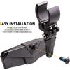 UTV Rear View Mirror, RZR Center Rearview Mirror 1.5"-2" Roll Bar Mount Compatible with Polaris RZR General, Pioneer, Talon, Can Am Commander