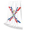 Luxury Assyrian Suryoyo Flag Blanket Breathable Fleece Sofa Throw Blanket for Home Bedroom Travel Throws Bedspread Quilt