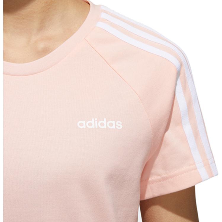 Adidas Neo Raglan Sleeve T Shirt Women's Hazy Coral Powder GJ7951