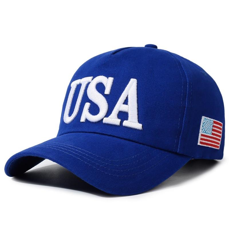 Cappello SA berretto da esterno con bandiera americana nuova lettera U visiera ricamata berretto da baseball