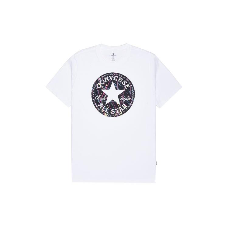 Converse Splatter Paint Chuck Taylor Patch Graphic Tee Asia Sizing White Men s 10021506-A03 XL