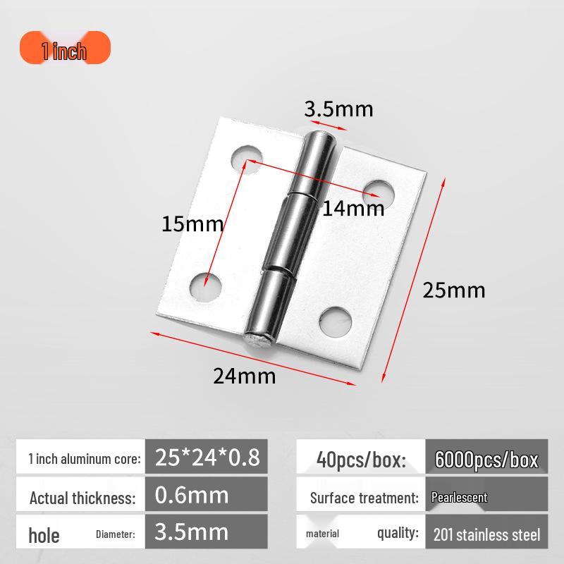 

Бесшумные петли-бабочки из нержавеющей стали 304 для шкафов и окон - Размеры: 1 , 1.5 , 2 , 3 , 4